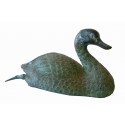 canard en bronze BRZ0193 ( H .17 x L .35 Cm ) Poids : 4.3 Kg 